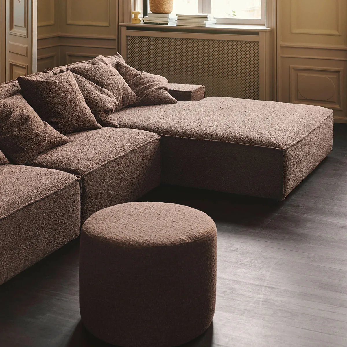 Daphne Boucle 1 Seater Modular Piece (Armless)