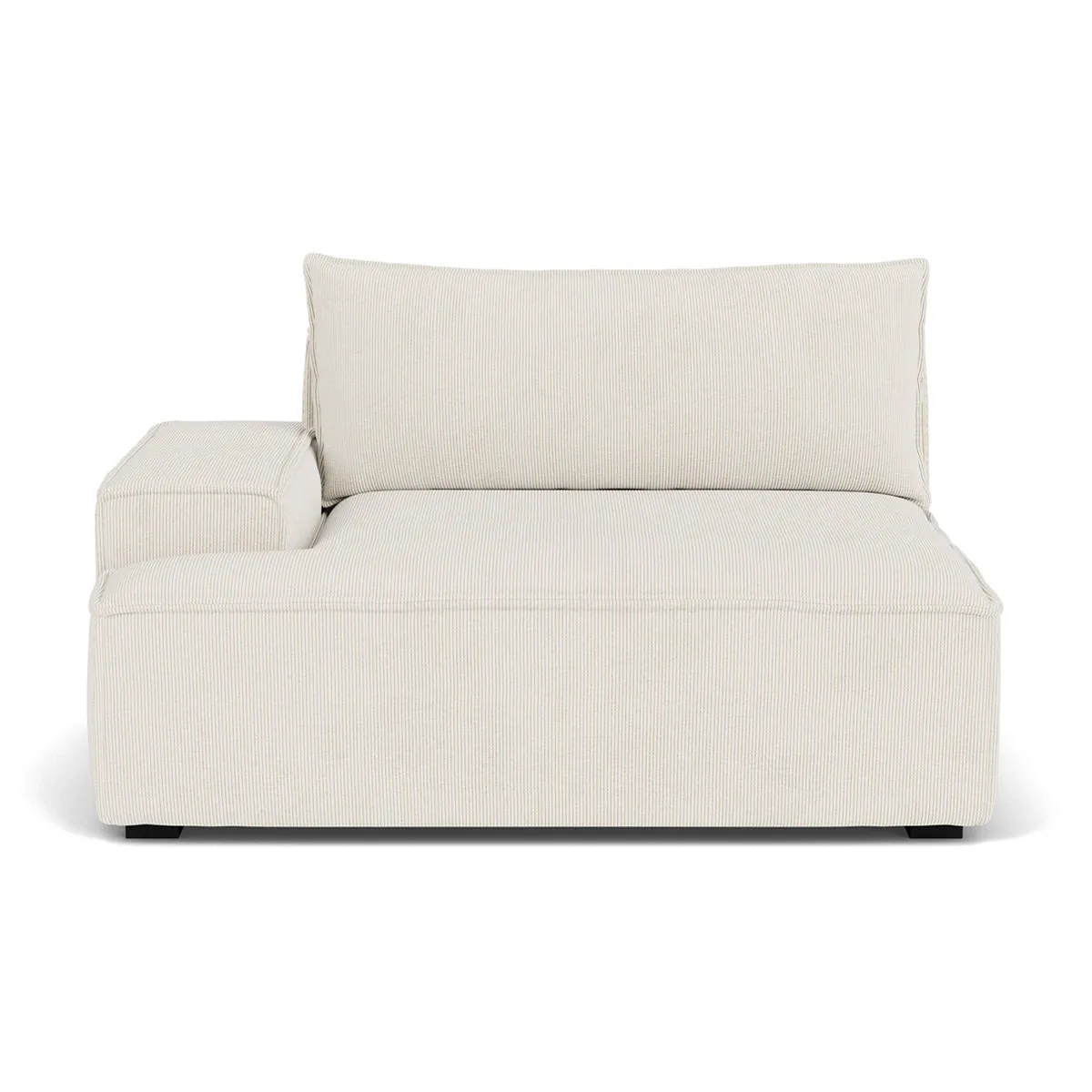 Daphne Velvet 1 Seater Left Arm Modular Sofa