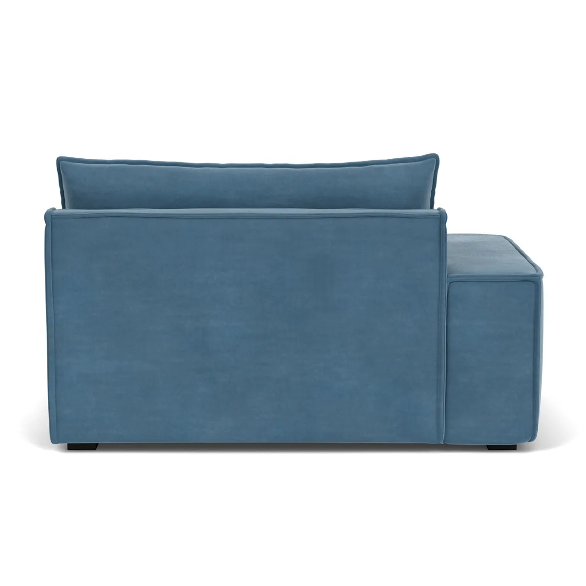 Daphne Velvet 1 Seater Left Arm Modular Sofa