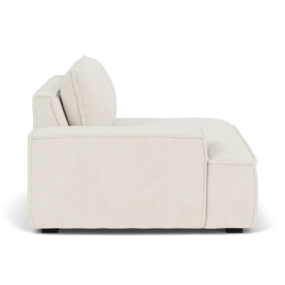 Daphne Velvet 1 Seater Left Arm Modular Sofa