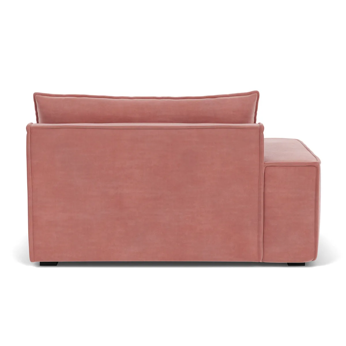 Daphne Velvet 1 Seater Left Arm Modular Sofa