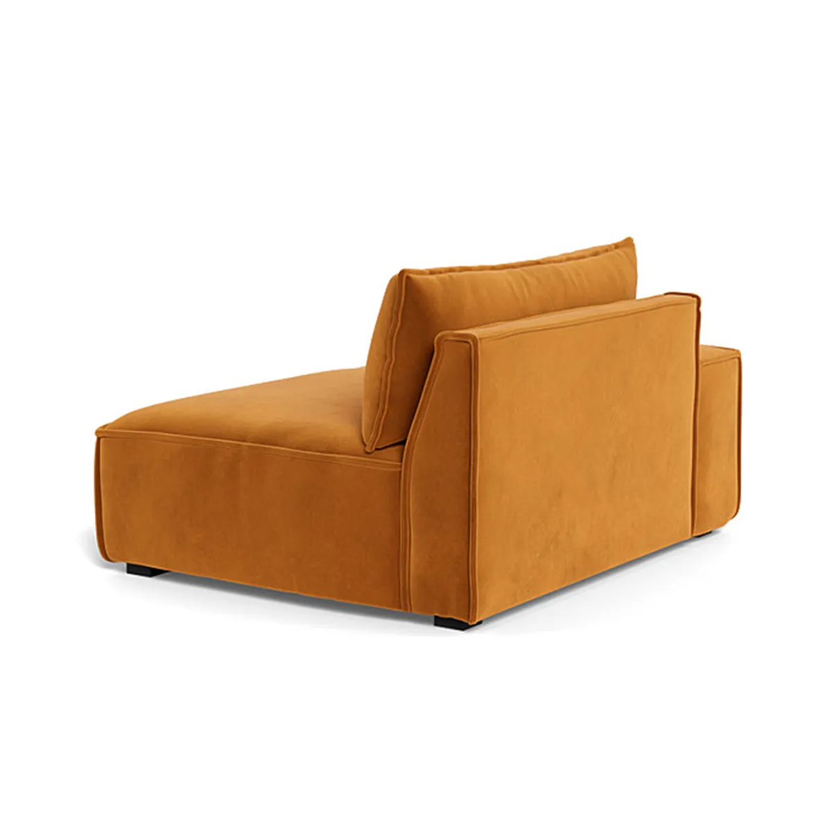 Daphne Velvet 1 Seater Left Arm Modular Sofa