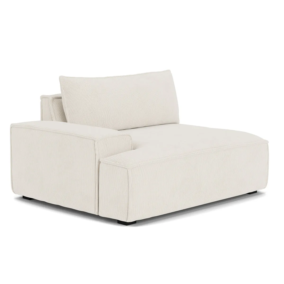 Daphne Velvet 1 Seater Left Arm Modular Sofa