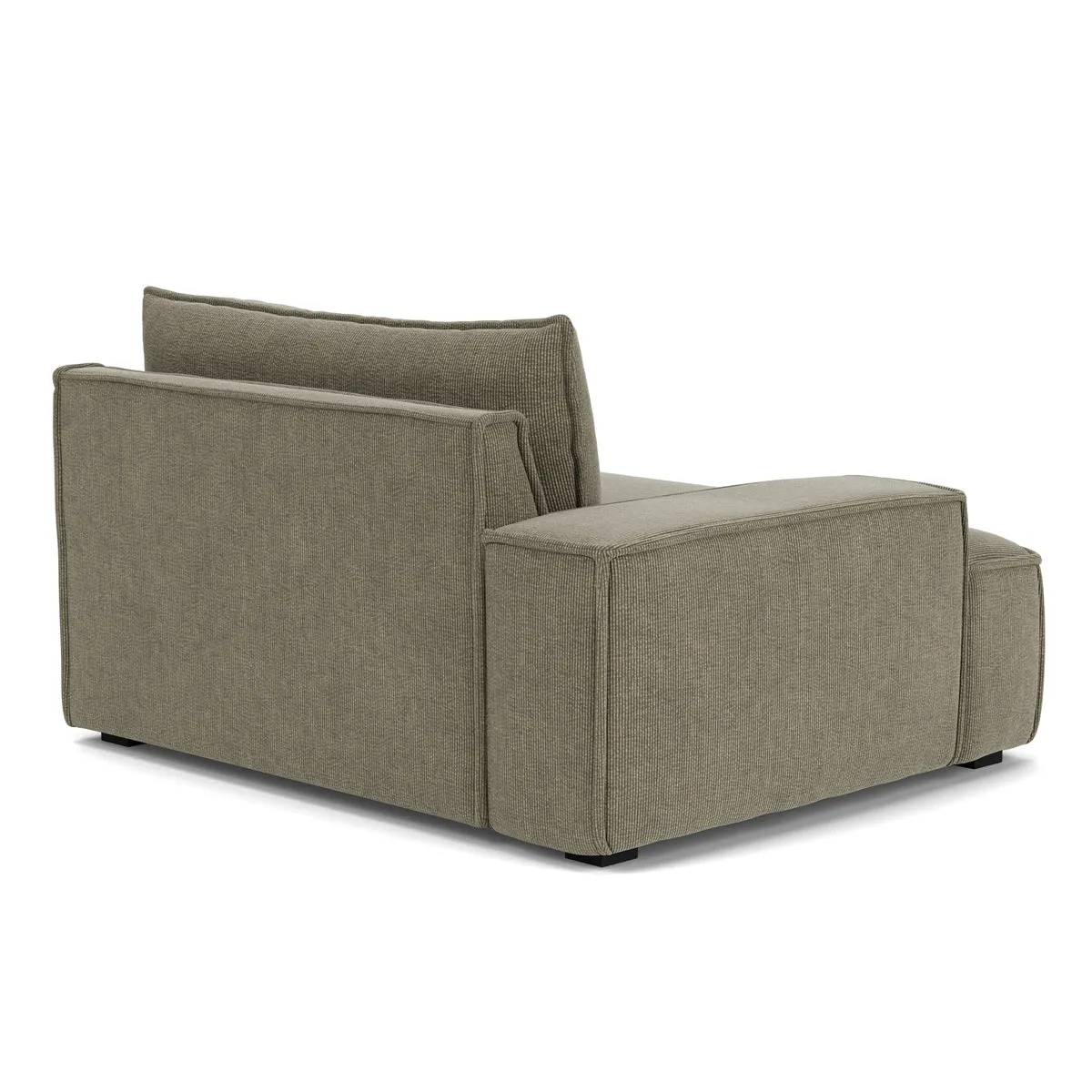Daphne Velvet 1 Seater Left Arm Modular Sofa