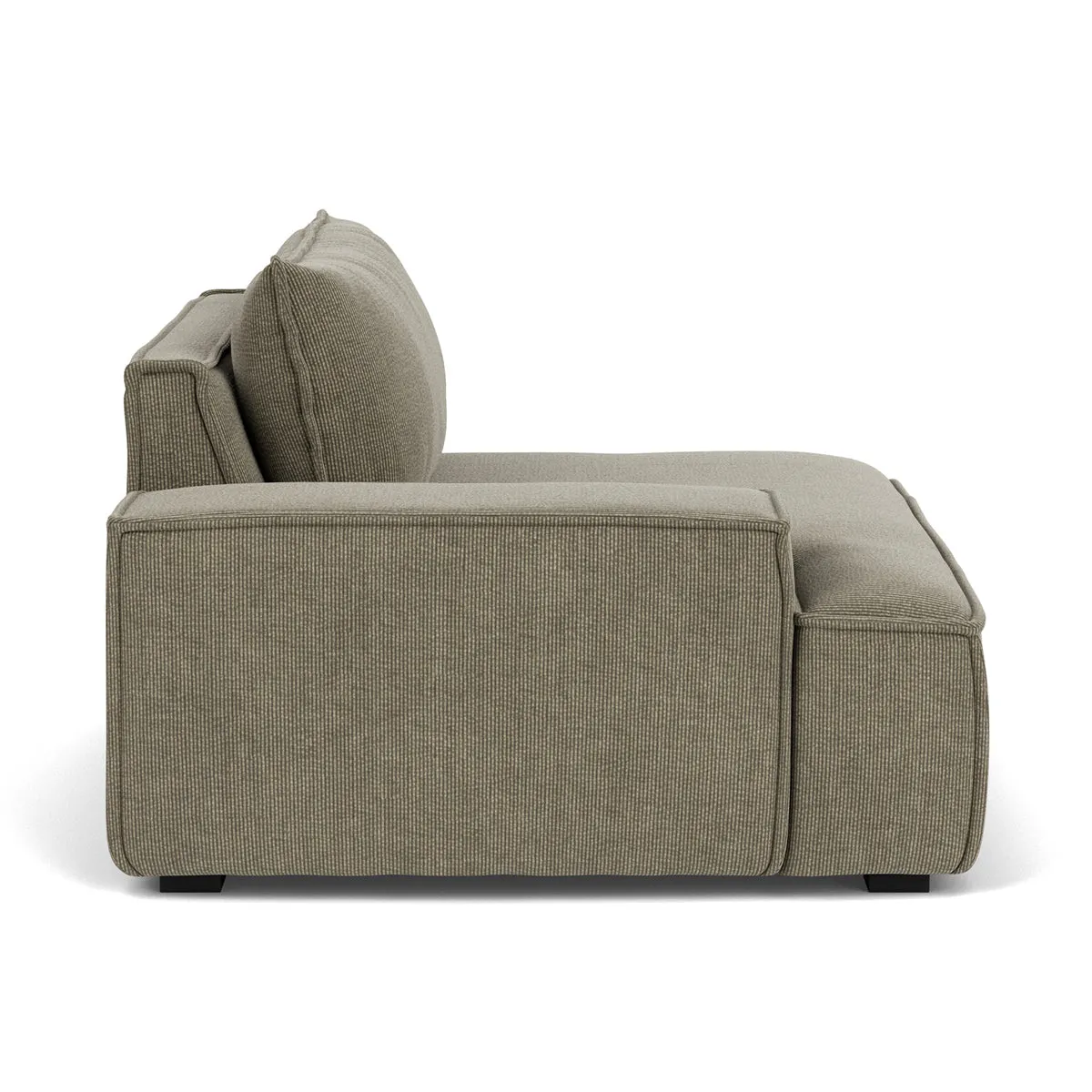 Daphne Velvet 1 Seater Left Arm Modular Sofa