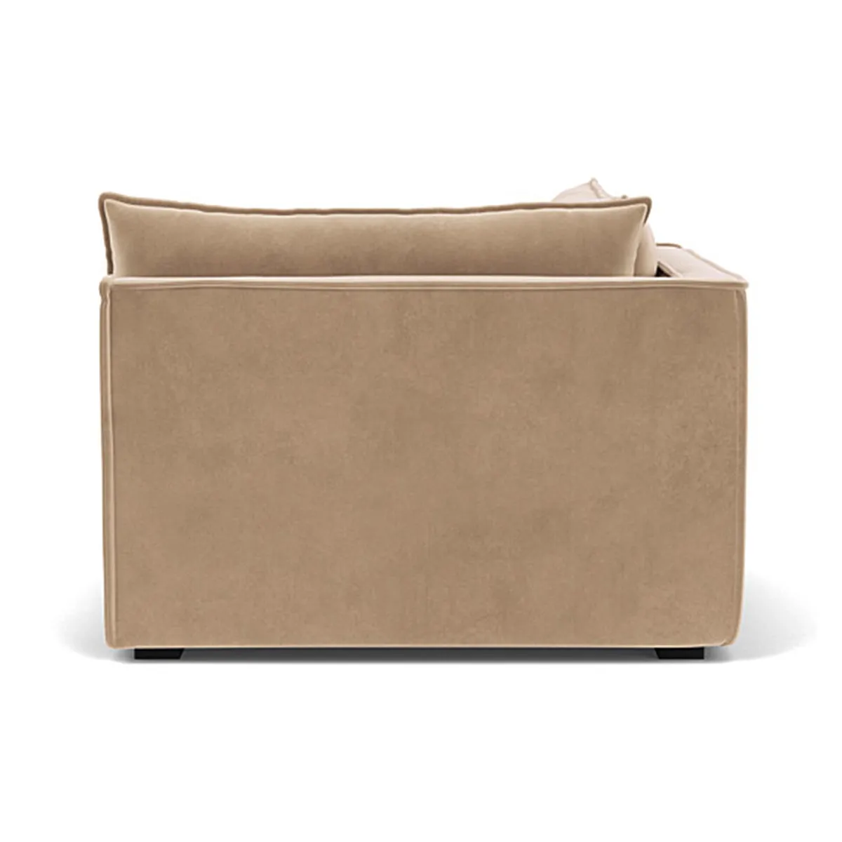 Daphne Velvet 1 Seater Left Corner Modular Sofa