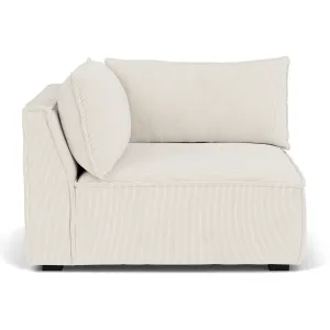 Daphne Velvet 1 Seater Left Corner Modular Sofa
