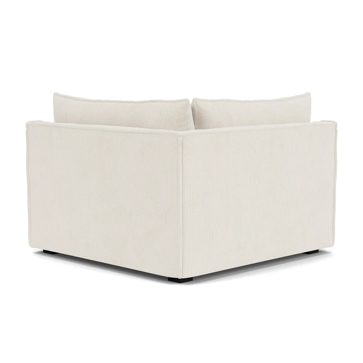 Daphne Velvet 1 Seater Left Corner Modular Sofa