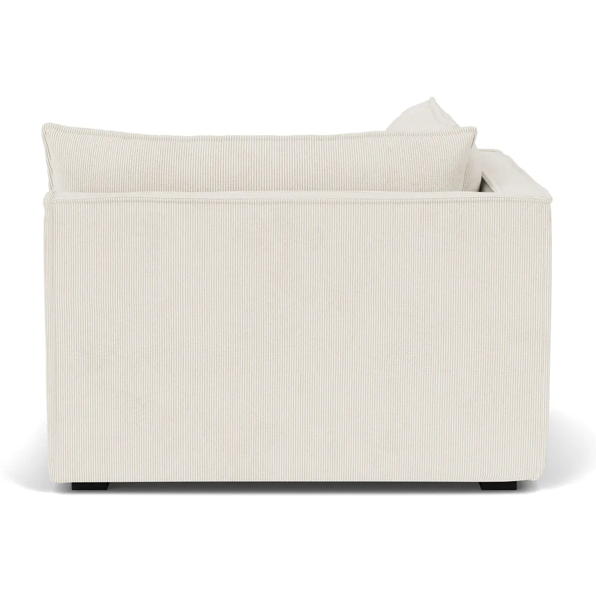 Daphne Velvet 1 Seater Left Corner Modular Sofa