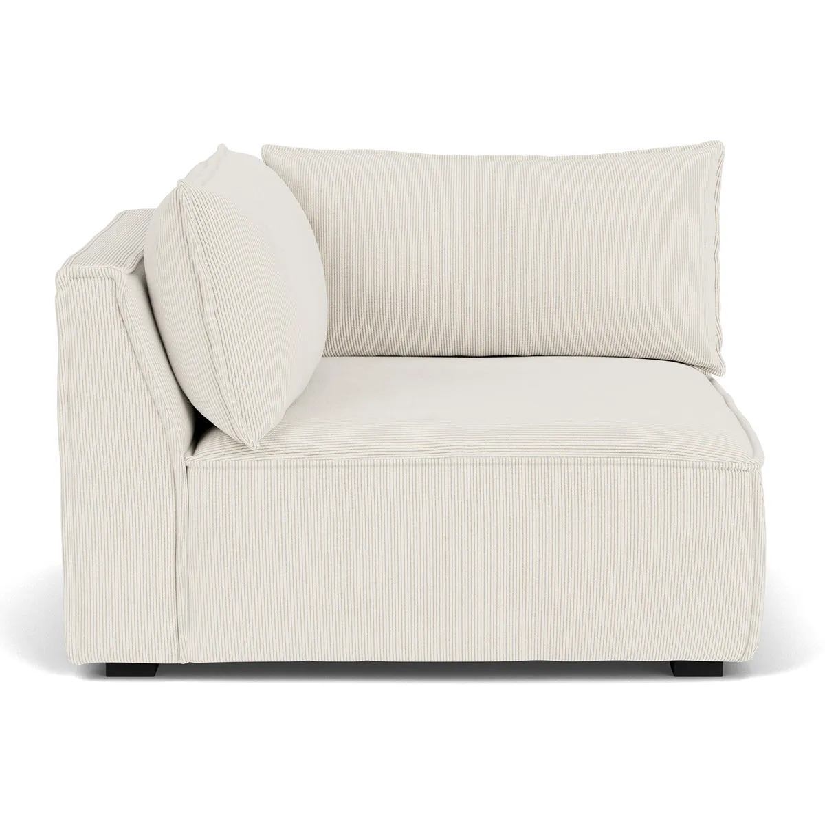 Daphne Velvet 1 Seater Left Corner Modular Sofa