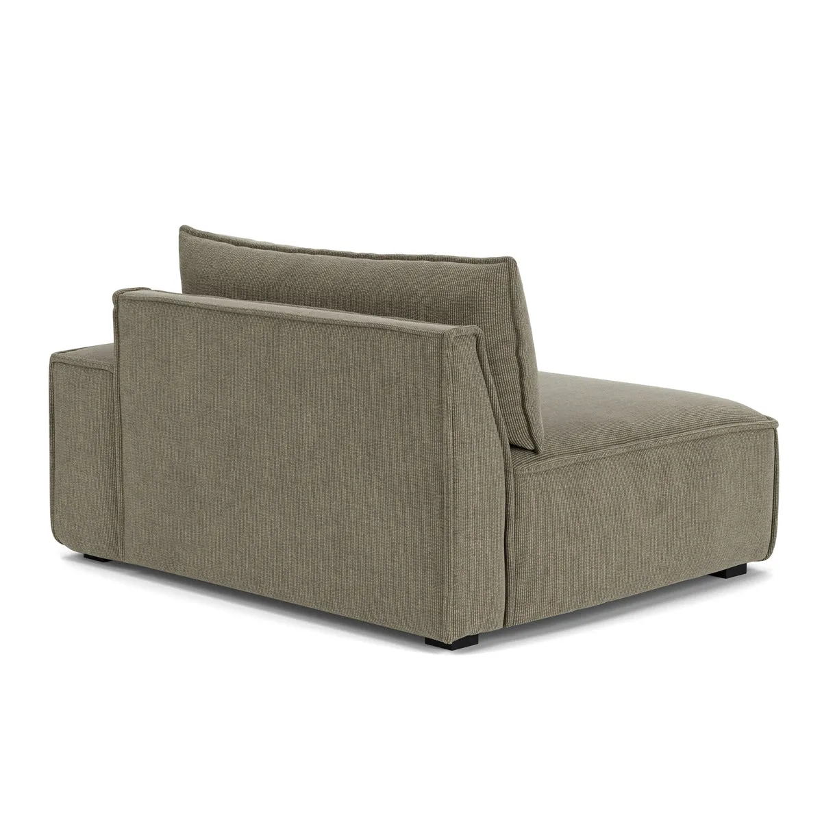 Daphne Velvet 1 Seater Right Arm Modular Sofa