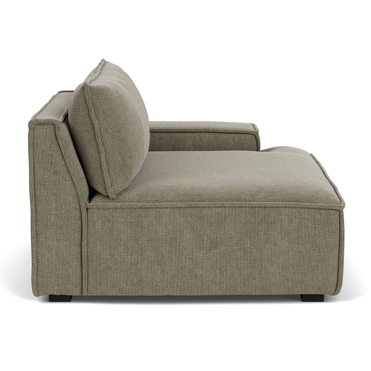 Daphne Velvet 1 Seater Right Arm Modular Sofa