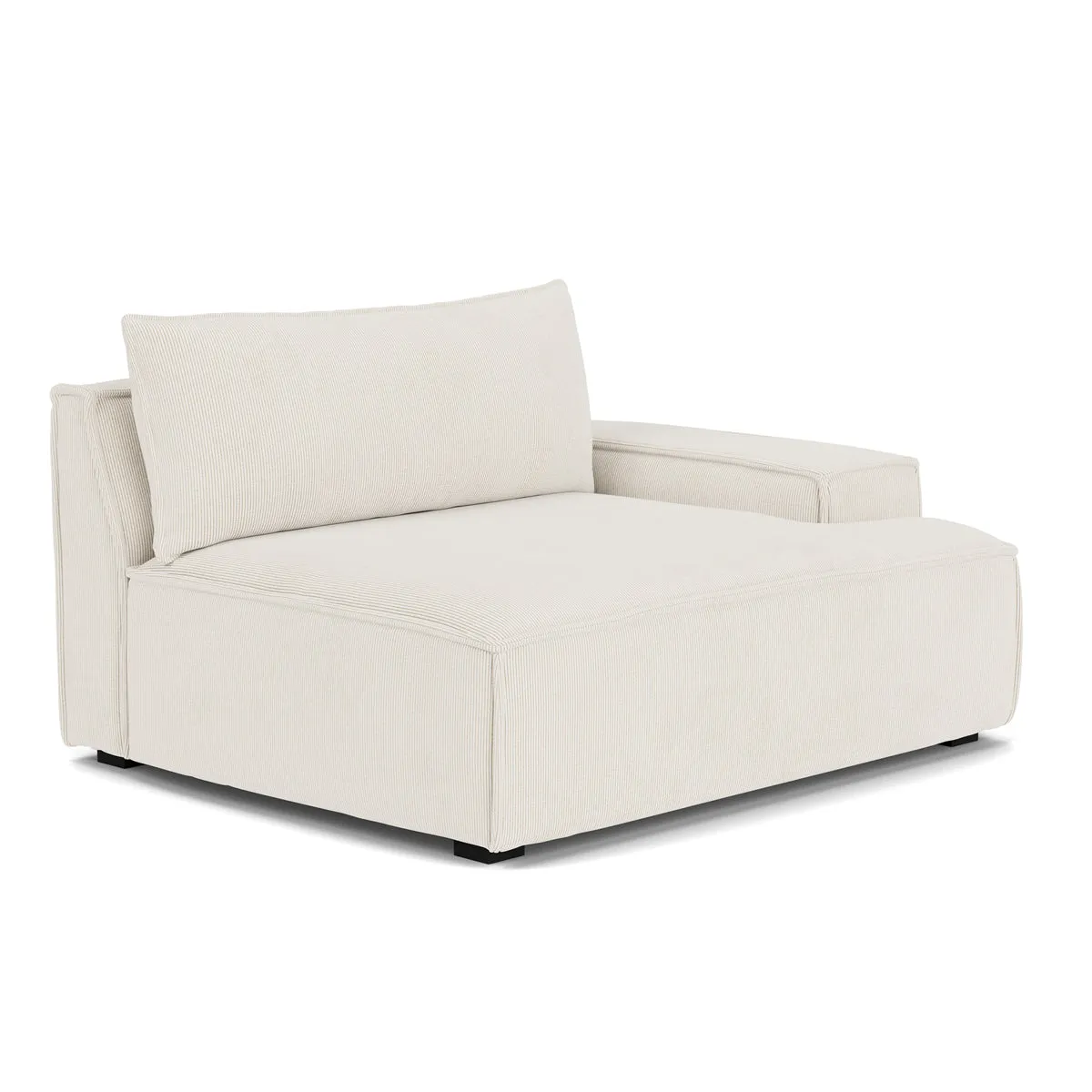 Daphne Velvet 1 Seater Right Arm Modular Sofa