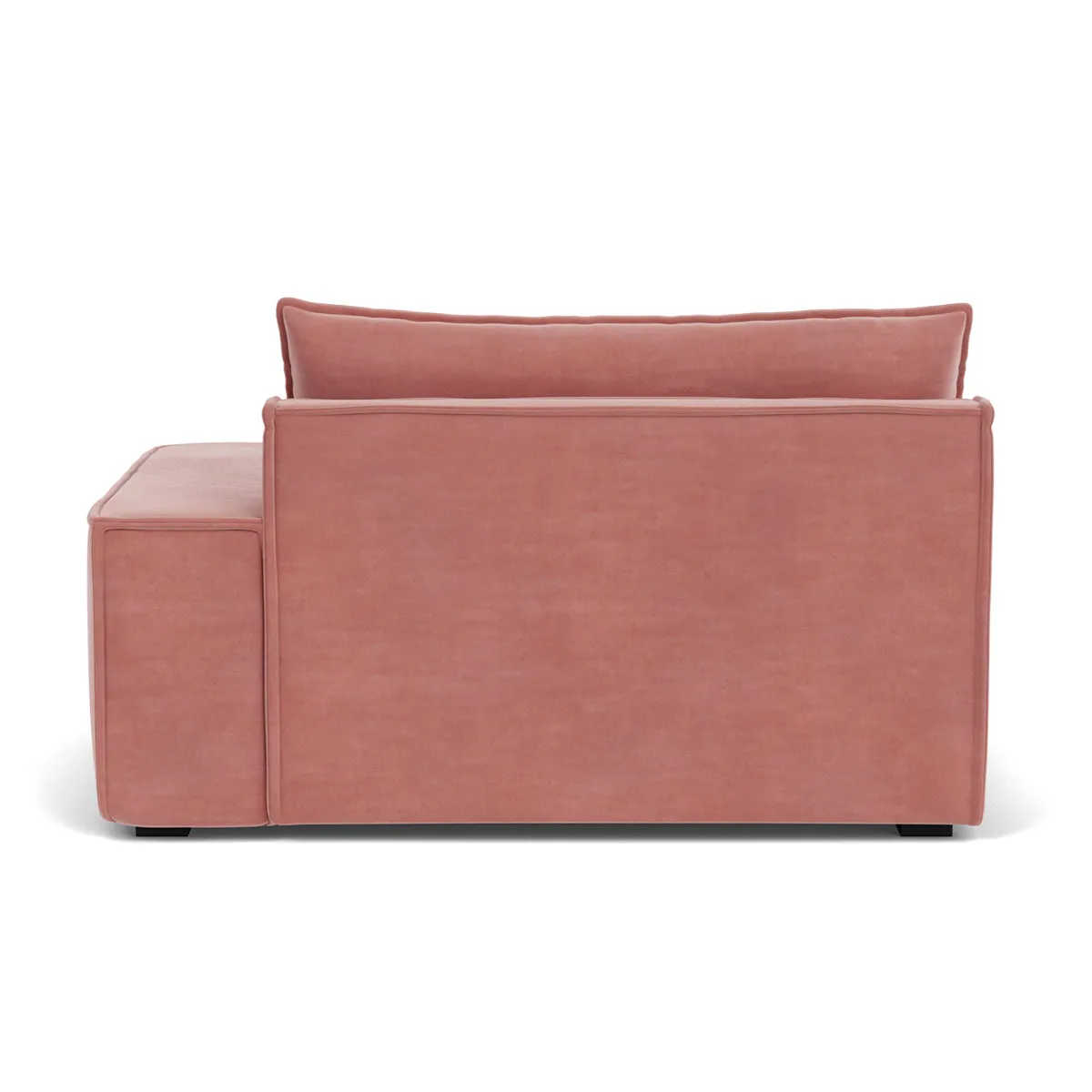 Daphne Velvet 1 Seater Right Arm Modular Sofa