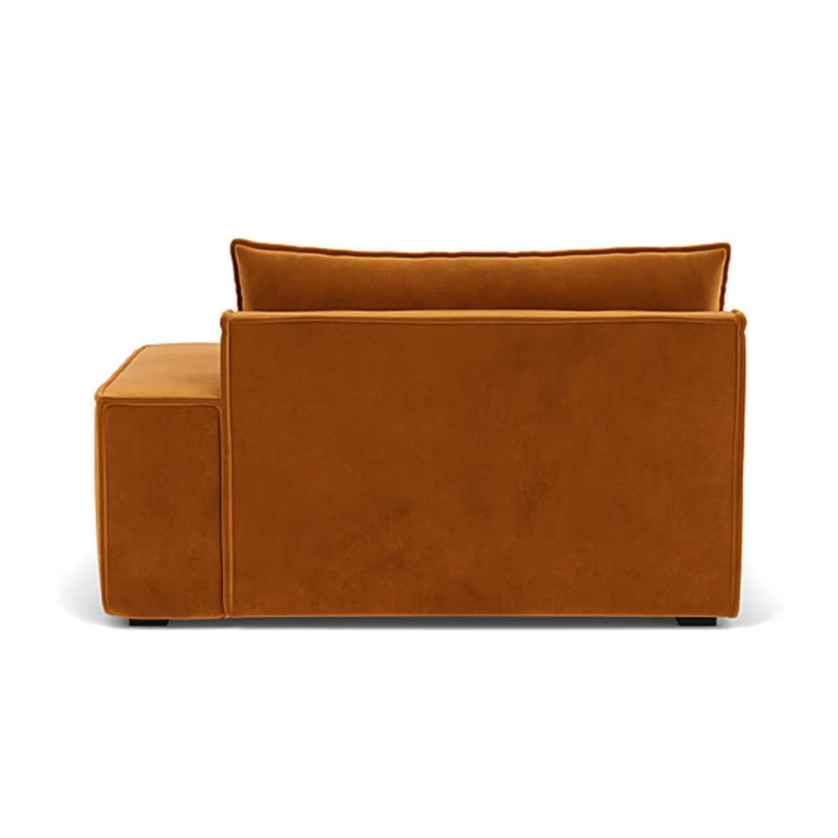Daphne Velvet 1 Seater Right Arm Modular Sofa