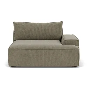 Daphne Velvet 1 Seater Right Arm Modular Sofa