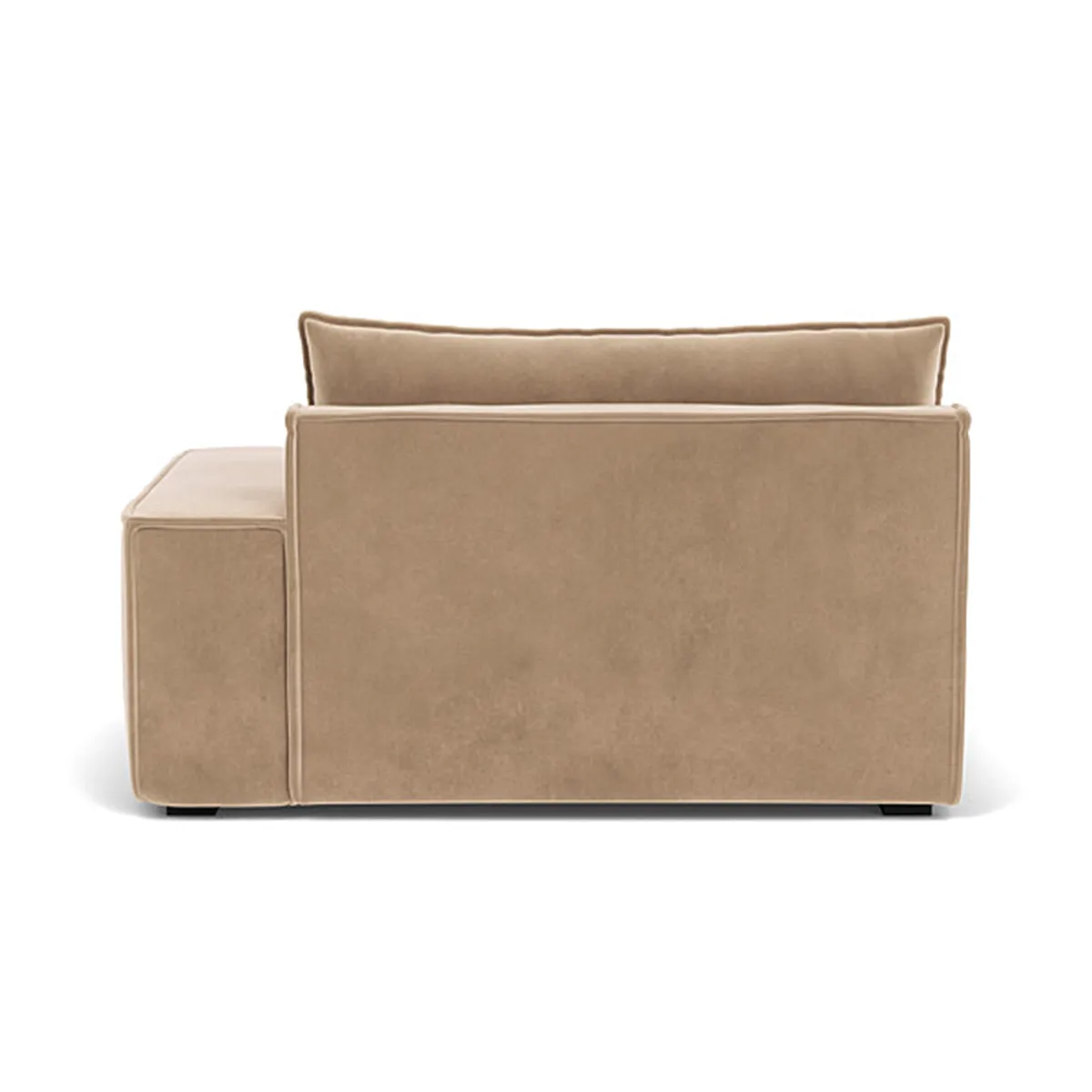 Daphne Velvet 1 Seater Right Arm Modular Sofa