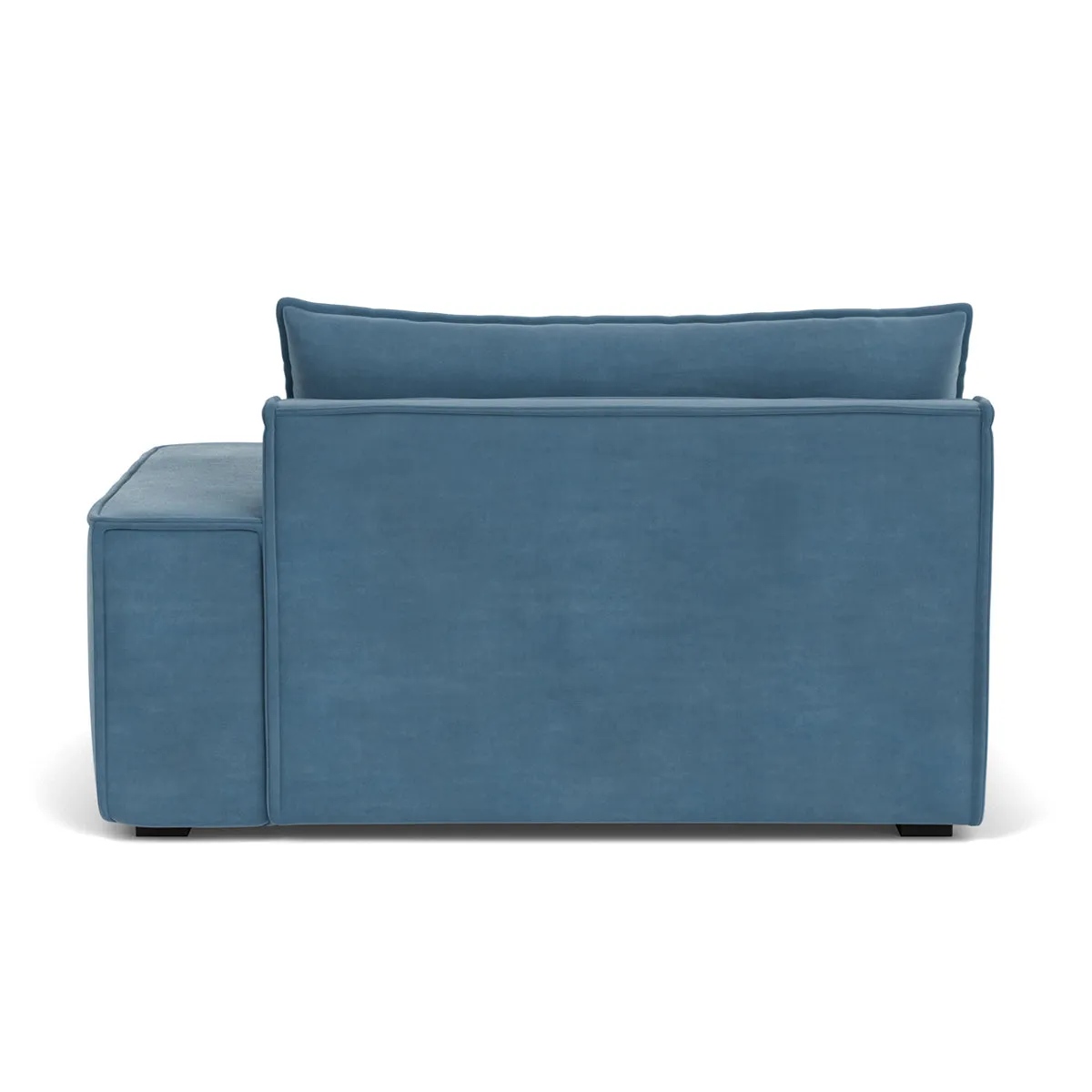 Daphne Velvet 1 Seater Right Arm Modular Sofa