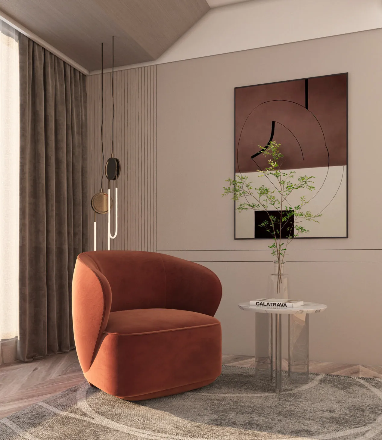 Dark Kashmir Chair 80x82x78 cm