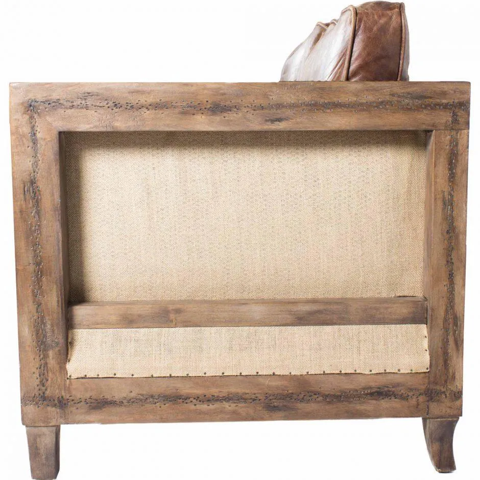 Darlington Sofa Grazed Brown Leather