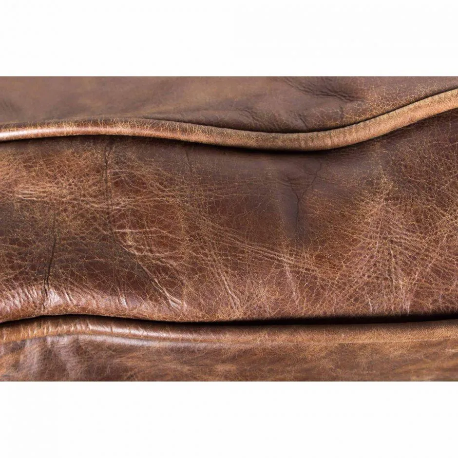 Darlington Sofa Grazed Brown Leather