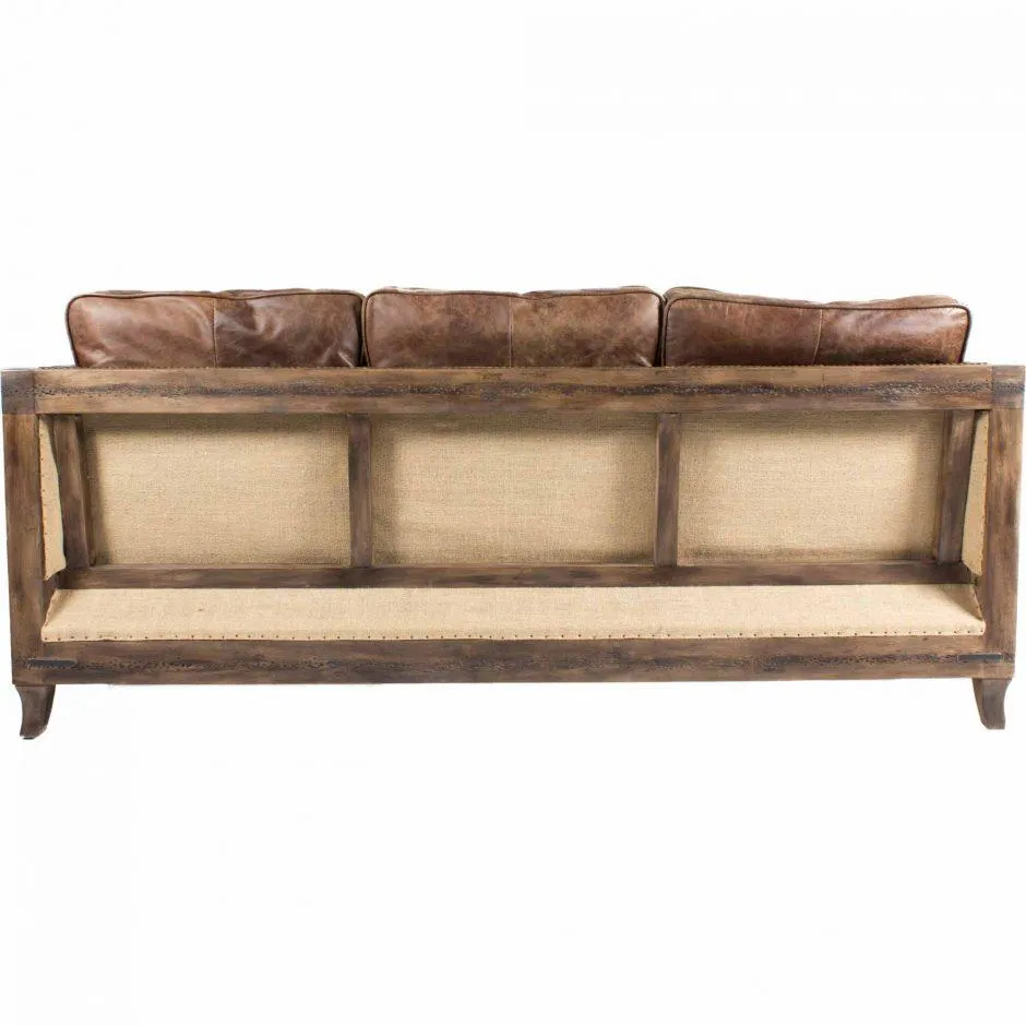 Darlington Sofa Grazed Brown Leather