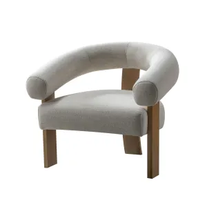 Deacon Beige Accent Chair