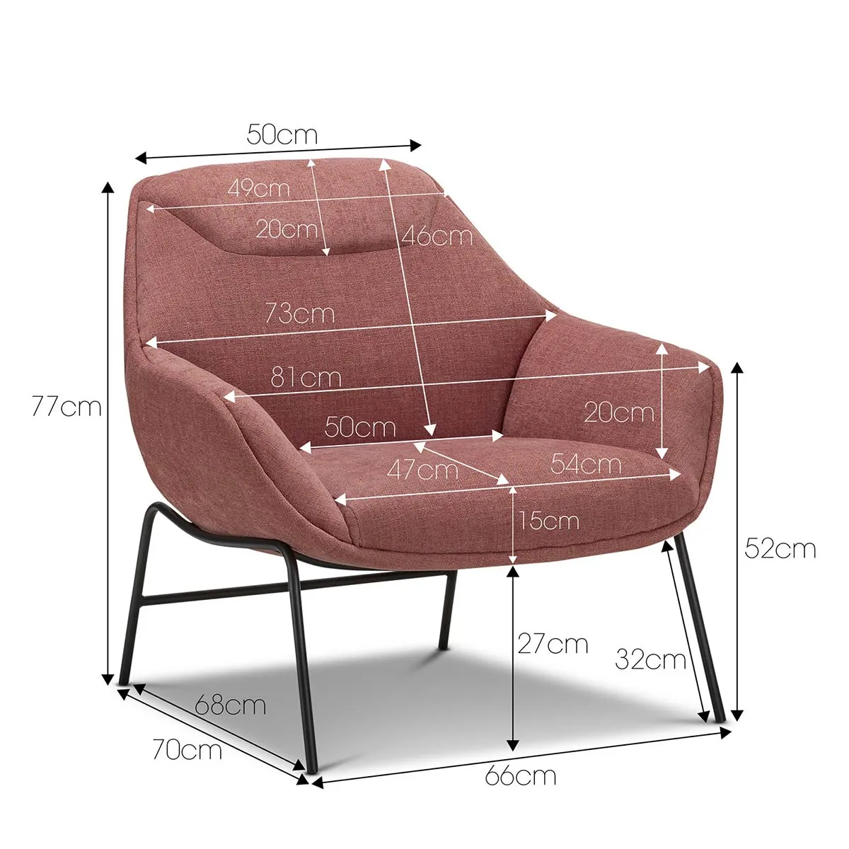 Designer Fabric Armchair