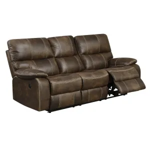Emerald Home Jessie James Power Sofa in Brown