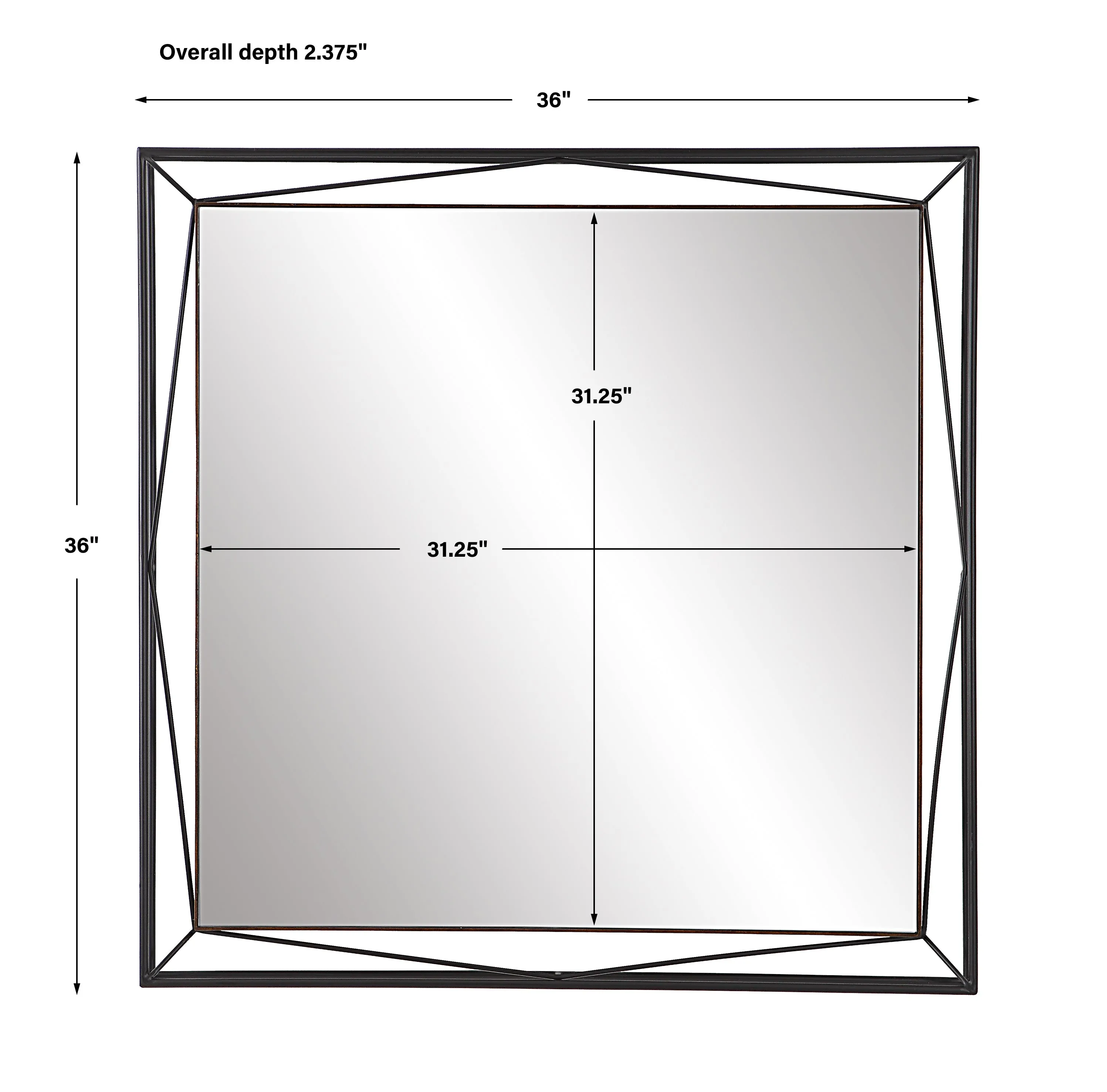 Entangled Square Mirror