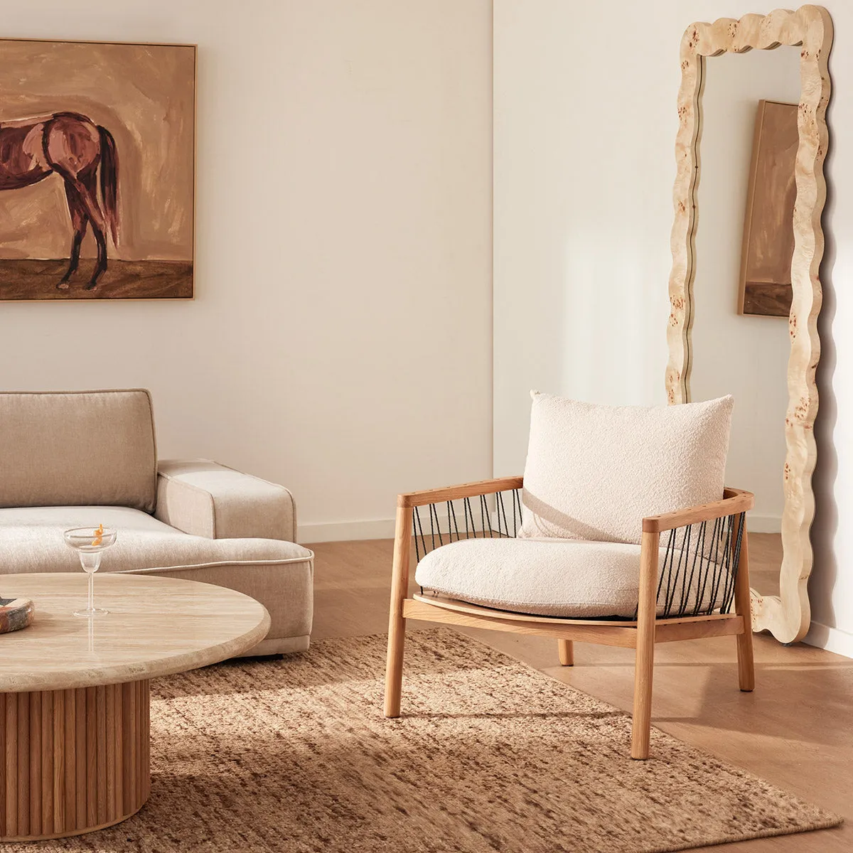 Enzo Boucle Armchair