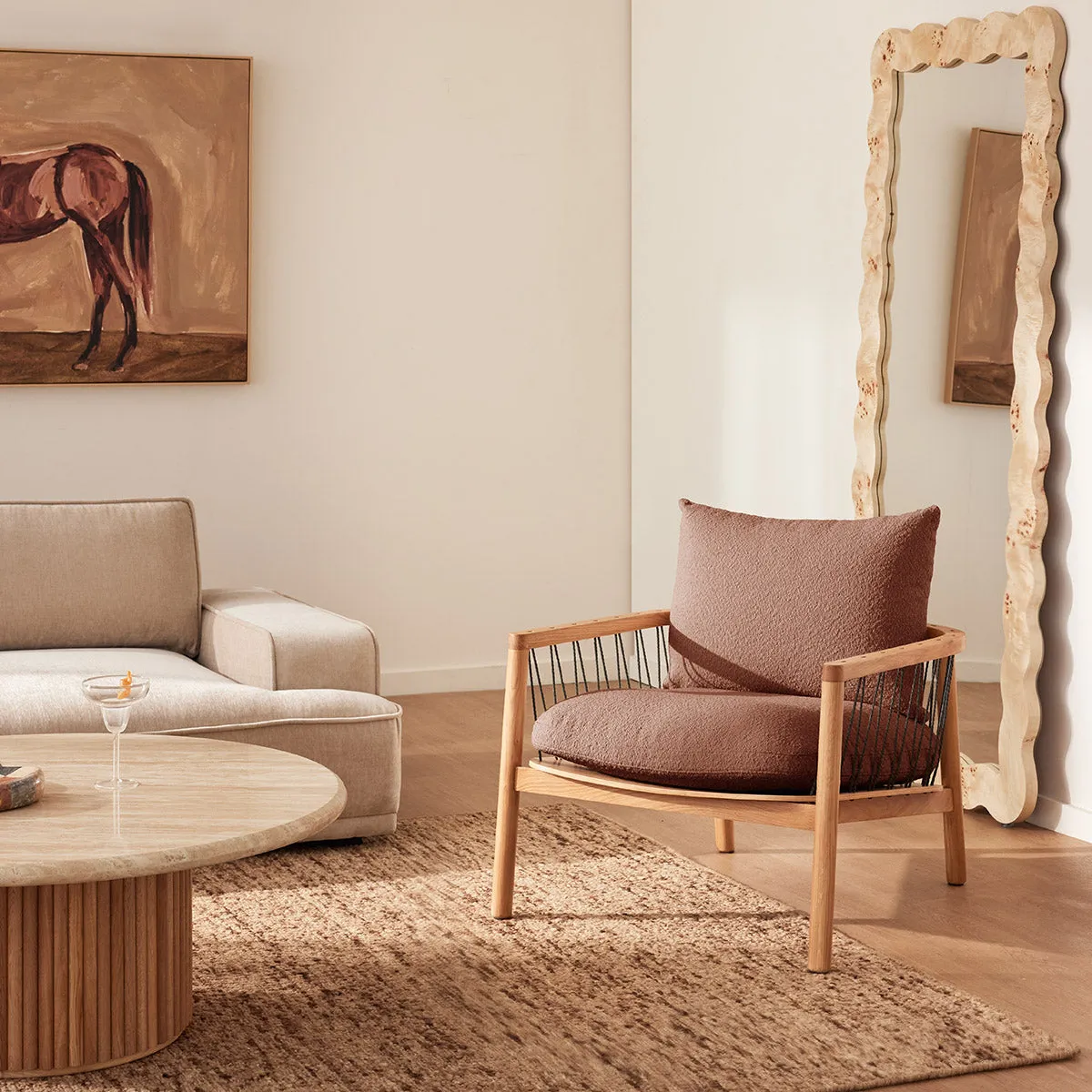 Enzo Boucle Armchair
