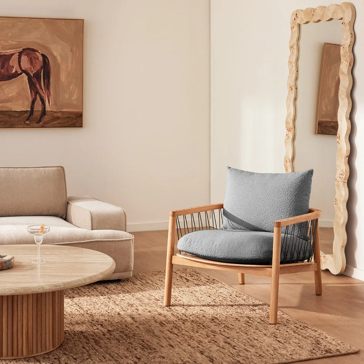 Enzo Boucle Armchair