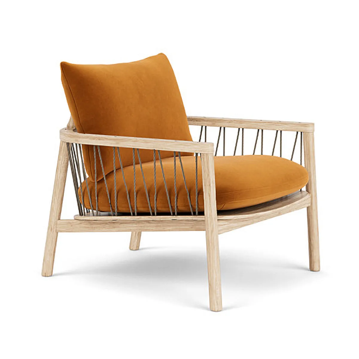 Enzo Velvet Armchair