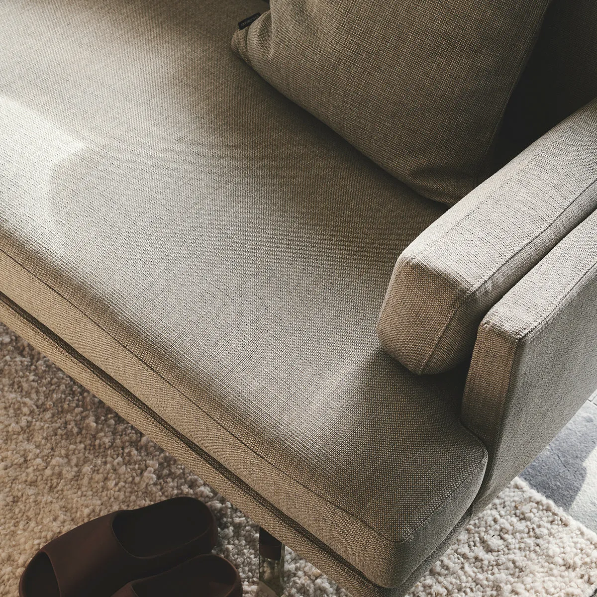 Ernest Fabric 3 Seater Sofa