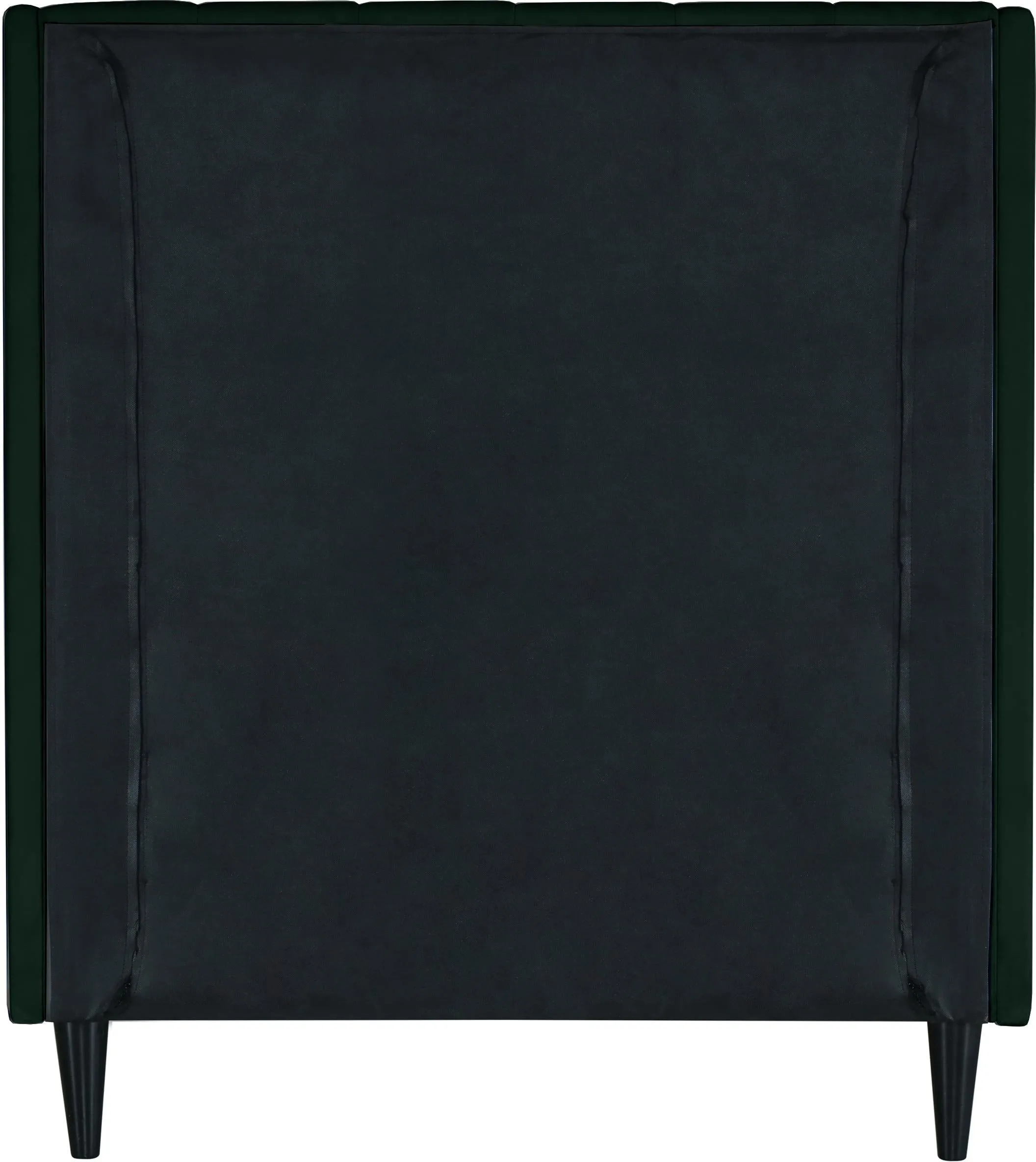 Eva Green Velvet Twin Bed