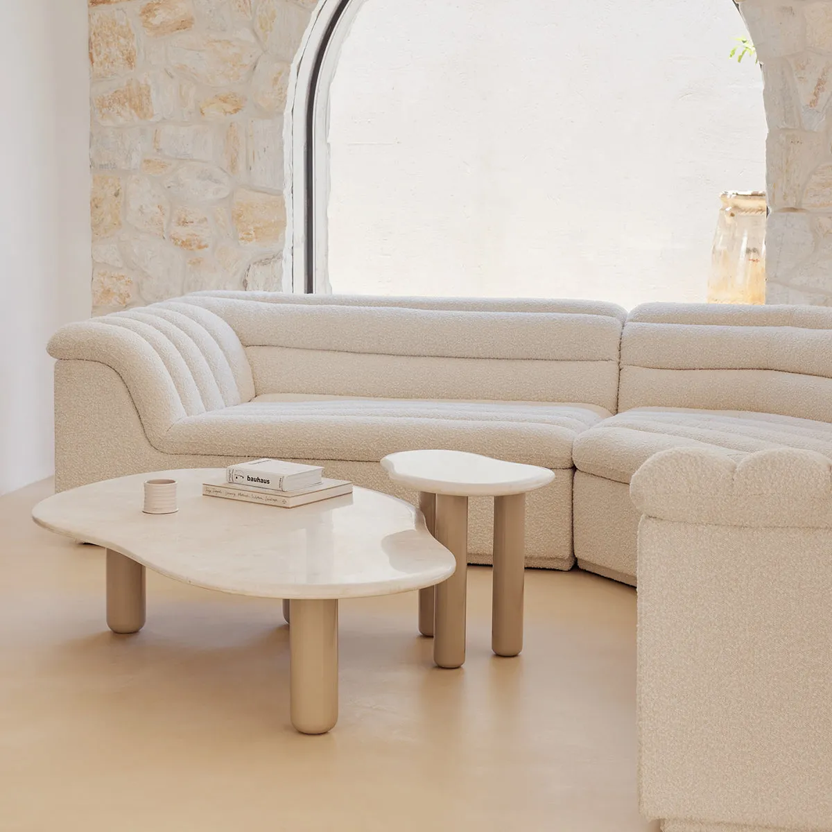 Float 3 Piece Modular Sofa (Bronte La Creme)