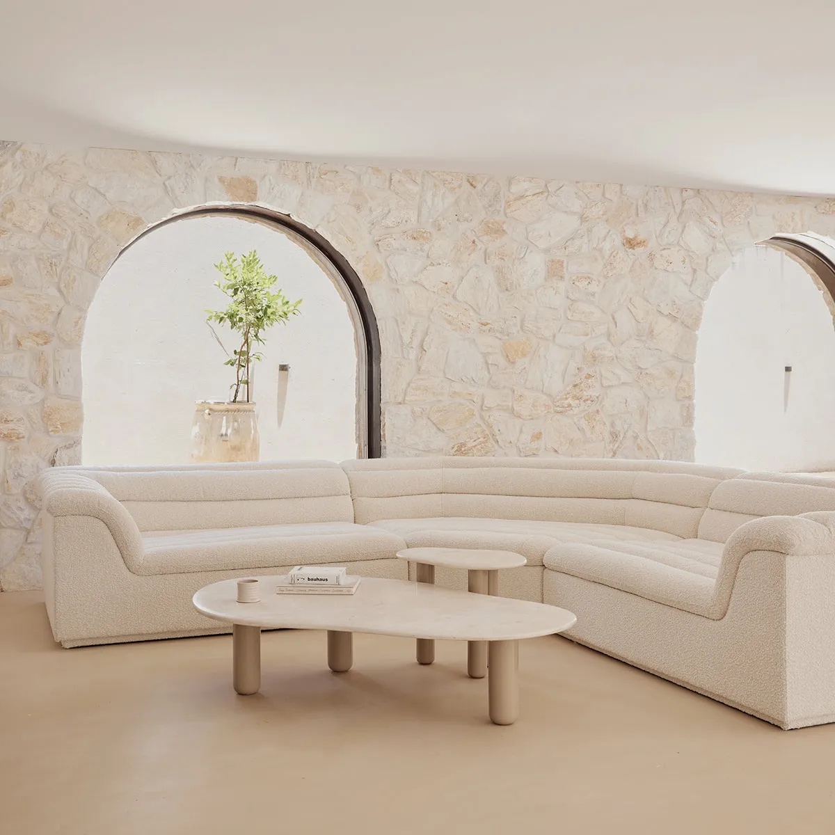 Float 3 Piece Modular Sofa (Bronte La Creme)