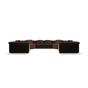Float U Shape 5 Piece Modular Sofa (Avalon Piccolo)