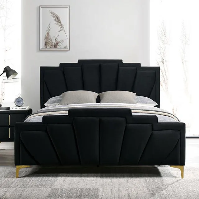FLORIZEL E.King Bed, Black