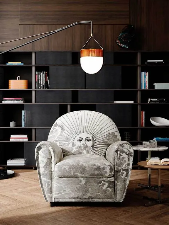 Fornasetti x Vanity Fair XC Armchair - Limited Edition