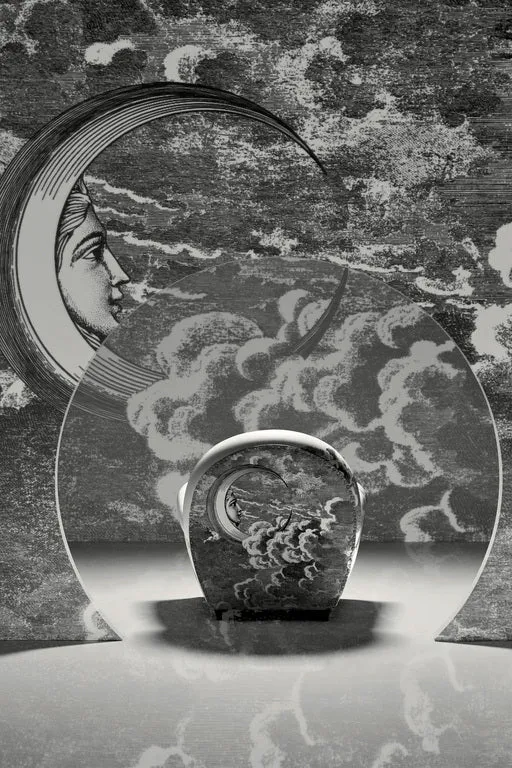 Fornasetti x Vanity Fair XC Armchair - Limited Edition