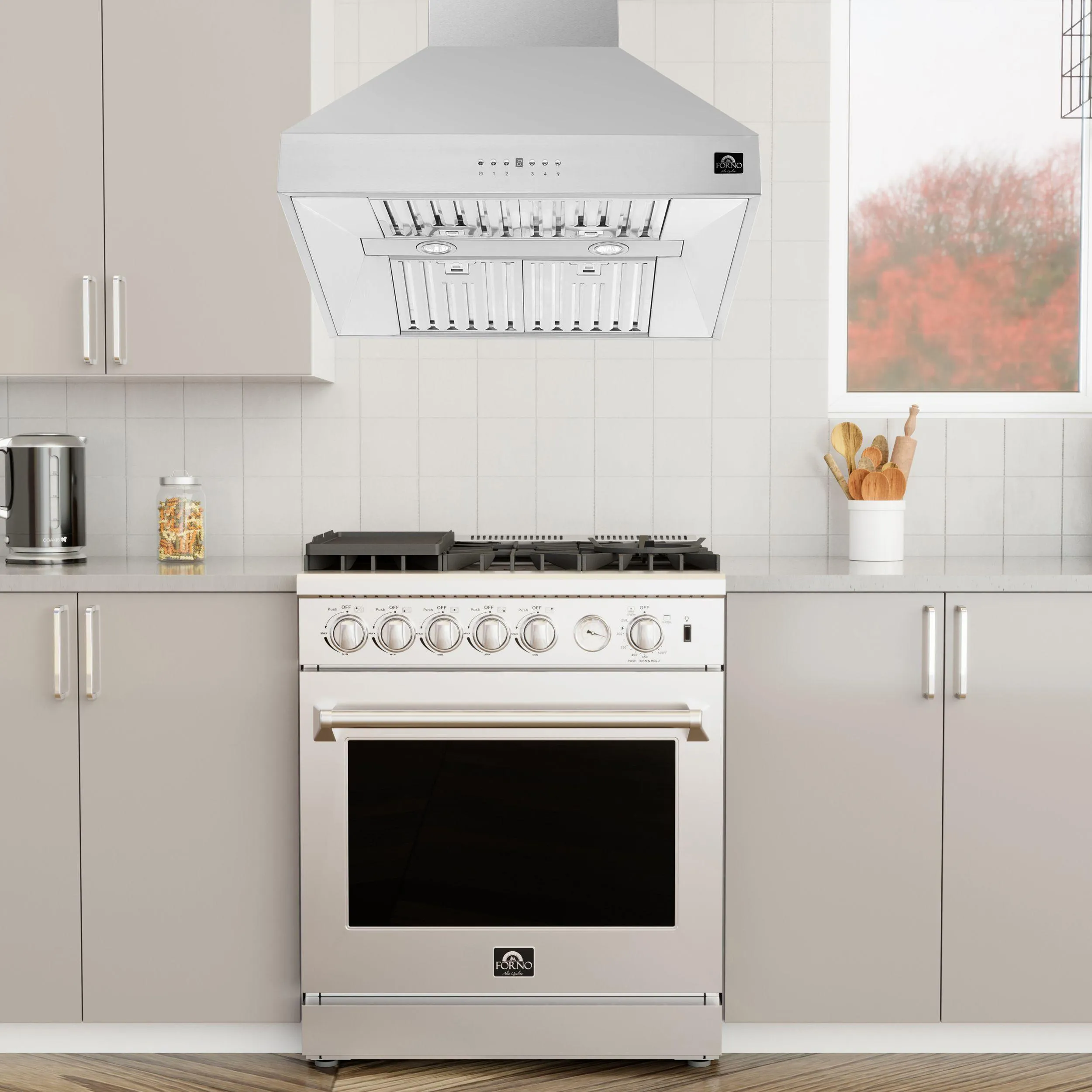 Forno FRHWM509430 Orvieto 30'' Wall Mount Range Hood