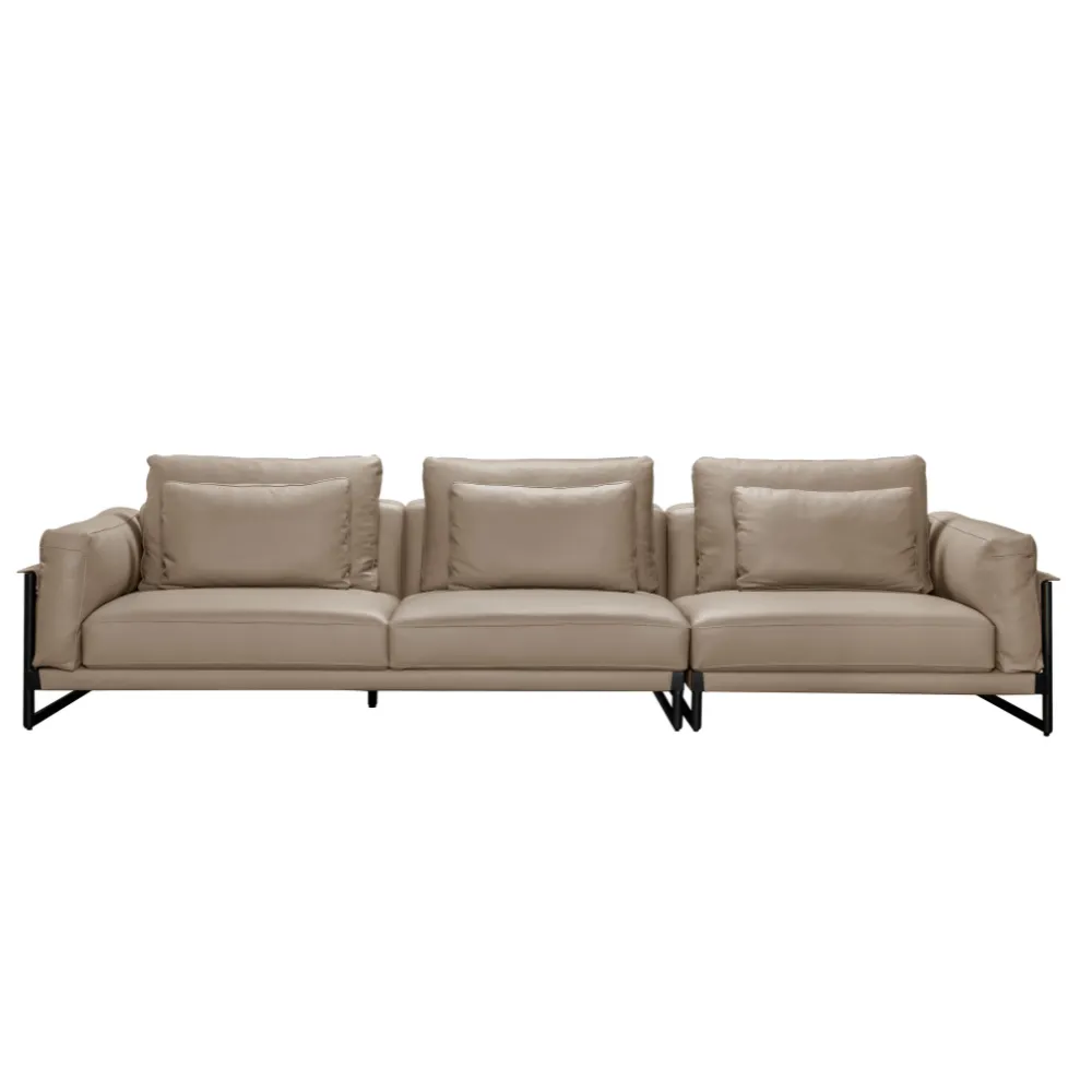 Frost Light Beige Sofas (324cm)