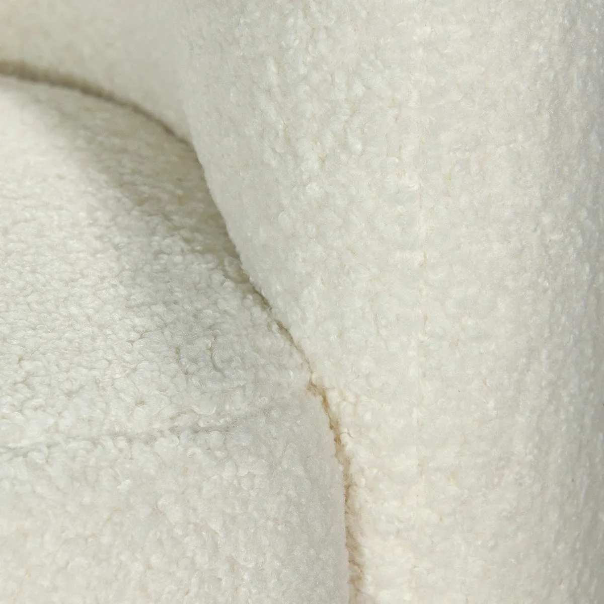 Gina Faux Sheepskin Lounge Chair