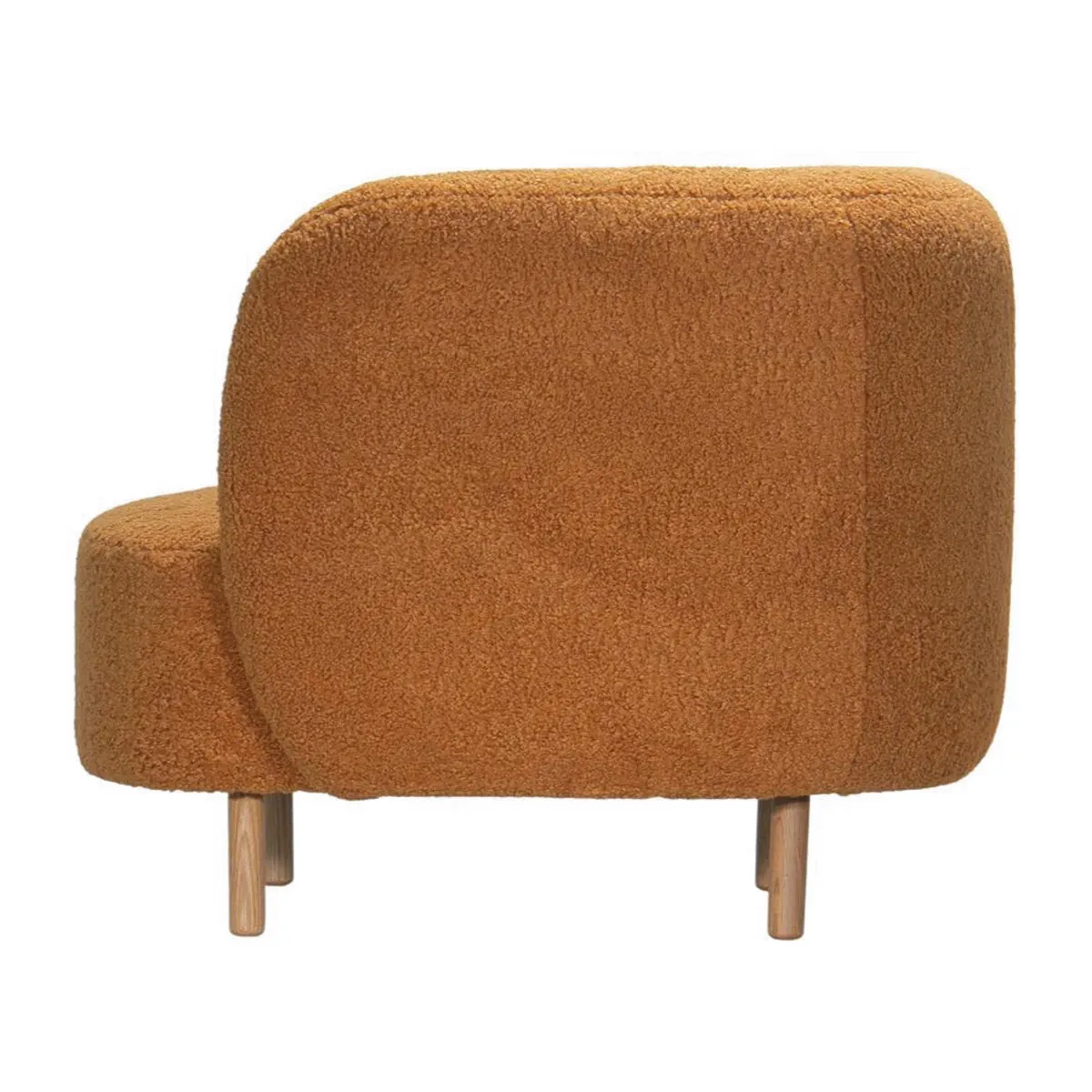 Gina Faux Sheepskin Lounge Chair