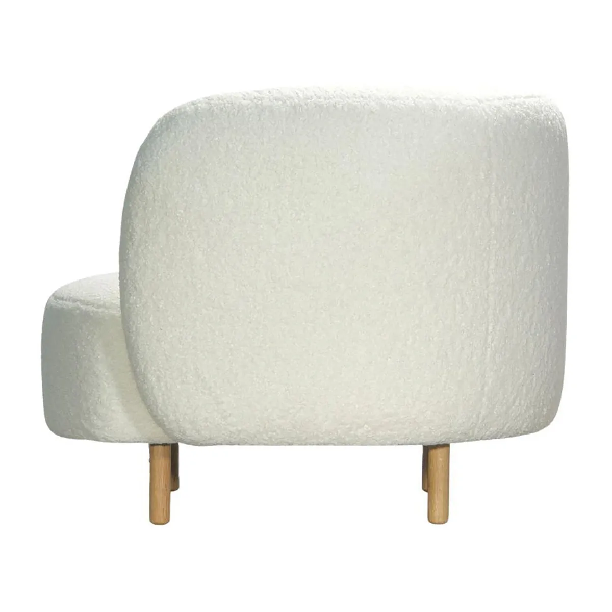 Gina Faux Sheepskin Lounge Chair