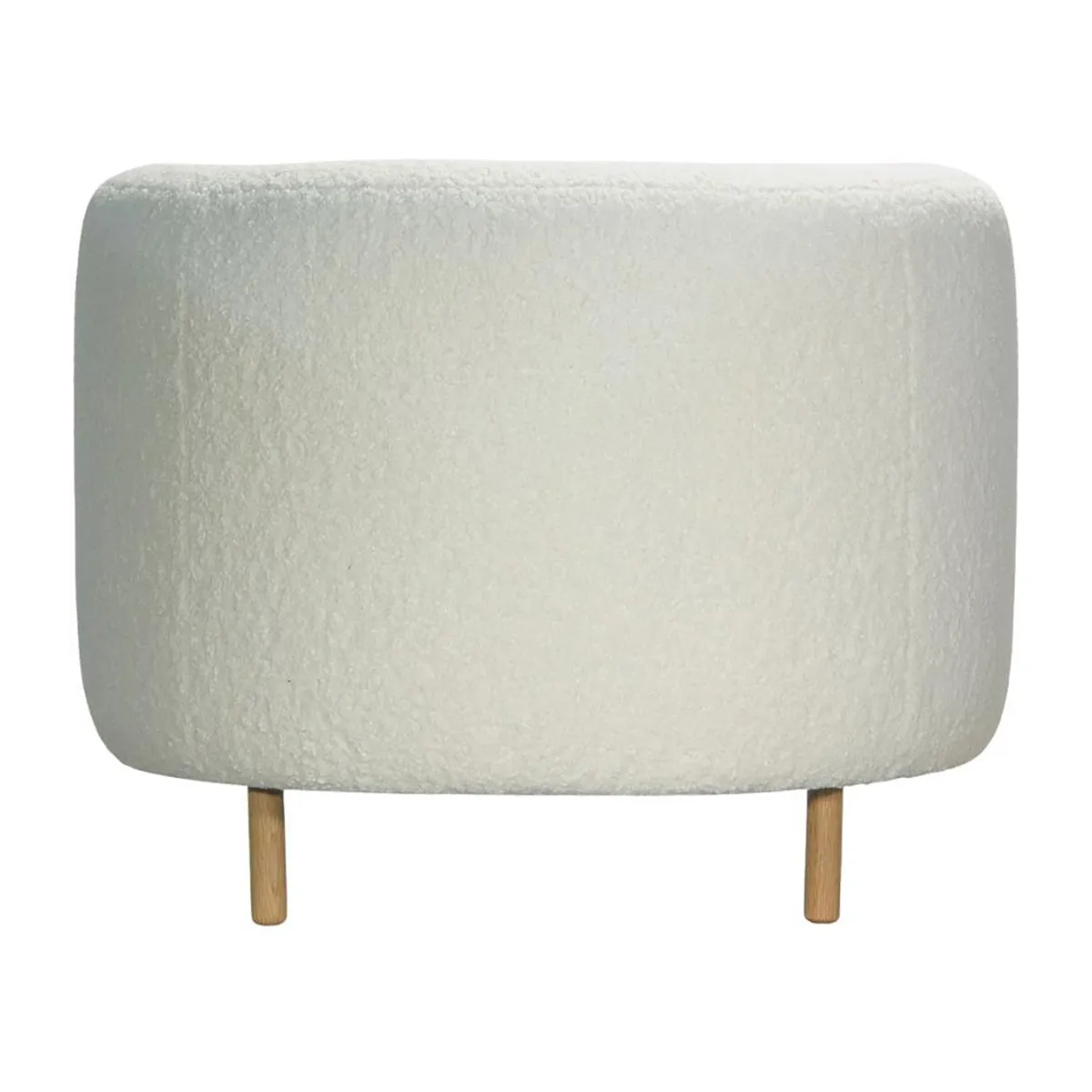 Gina Faux Sheepskin Lounge Chair