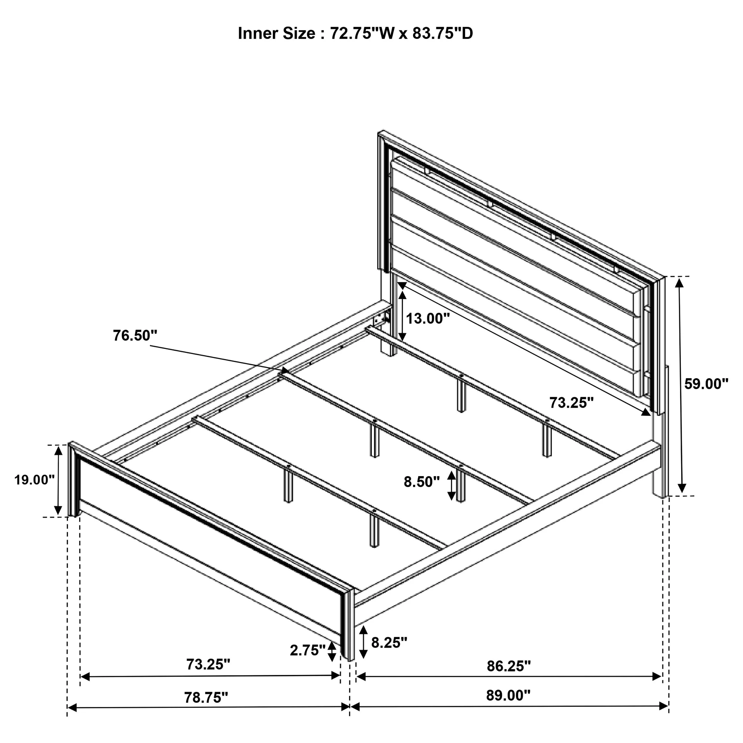 Giselle California King Bed