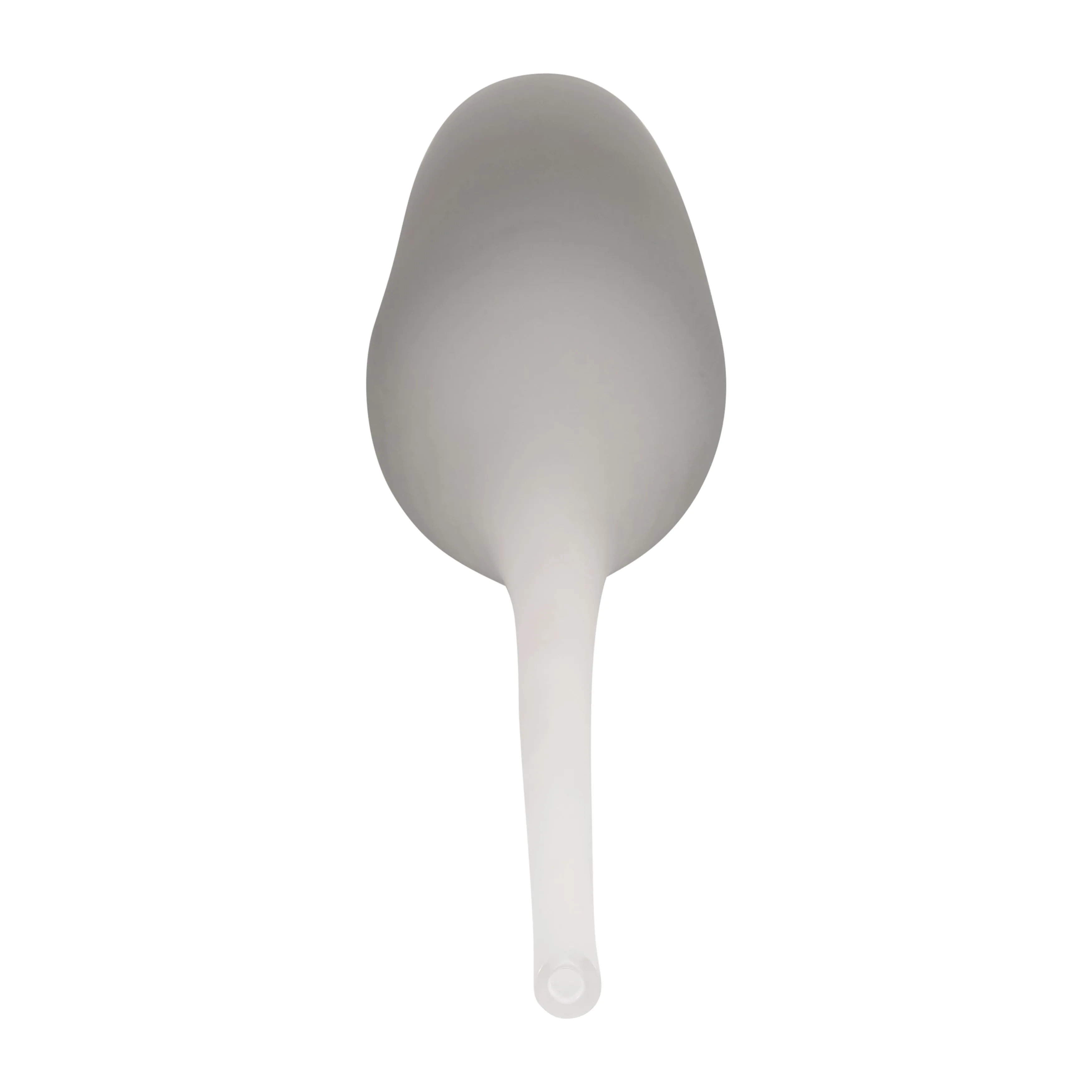 GLASS 24" LONG NECK GLASS DECOR, FROSTED WHITE